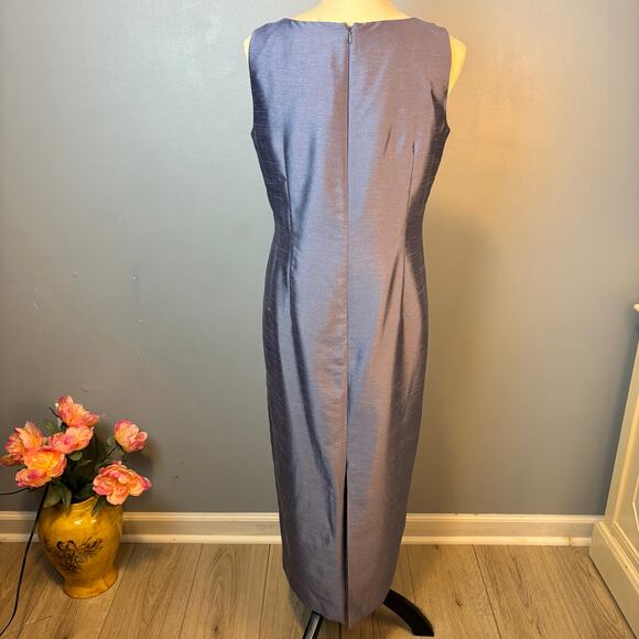 Jessica Howard 2- piece Formal Dress w/ Embellished Jacket Mandarin Collar 10P - Picture 7 of 11